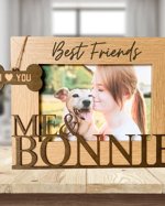 Personalised Dog Photo Frame | Laser Engraved Dog Frame | New Puppy Photo Frame |Bereaved Pet Gift | Pet Loss Gift | Memory Pet Frame |