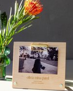 Sophisticated Grad Personalized Wood Picture Frame [High School Graduation Photo Frame, Graduation Gifts, Class of 2026, New Grad Gift]