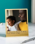 Personalised Solid Brass Photo Print