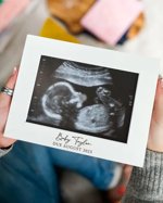 Mum To Be Gift | Baby Scan Photo Frame | Personalised Baby Announcement, Pregnancy Gift, Personalised Gift Baby Bump, First Christmas Baby