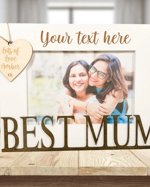 Personalised Mum Frame | Mum Photo Frame | Birthday Present For Mum | Best Mum Frame | Photo Fame | Gift For Mum | Best Mum Photo Frame
