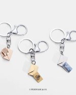 PERIMADE Custom Photo Locket Keychain • Gold Mail Envelope Picture Key Ring • Minimalist Pet Memorial Jewelry • Trendy Best Friend Gift
