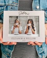 Personalised Christmas Sisters Gift | Custom Text Photo Frame | Big Sister Birthday Gift | Family Picture Frame | Sister Gift from Sibling