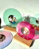 Personalized Vinyl Record with Photo - Birthday Gift for Her Him - Valentines Day Gift - Acrylic Song Plaque - Anniversary Gift for Friends