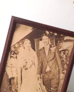 Engraved photograph on real leather, 3rd wedding anniversary gift idea, custom engraved framed picture, leather engraving, unique gift