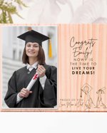 Grad Gift for Daughter, Best Friend, Gift for Her, Personalised Graduation Gift, Keepsake, Wood engraved Gift, Picture Frame, Proud of you