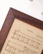 Leather engraving, music notes sheet engraved on real leather, 3rd wedding anniversary gift, leather picture, custom engraving