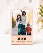 First Mothers Day Gift Ideas, Custom Engraved Photo Frame, Mothers Day Gifts, Mothers Day Picture Frame, Mom Birthday Gift, Gift for Mom